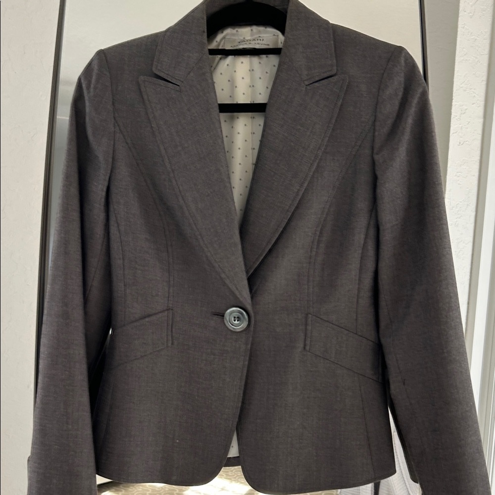 Tahari Gray Blazer
